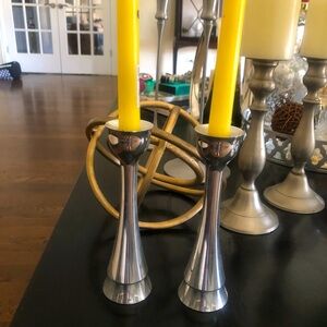 Nambe candlestick holder